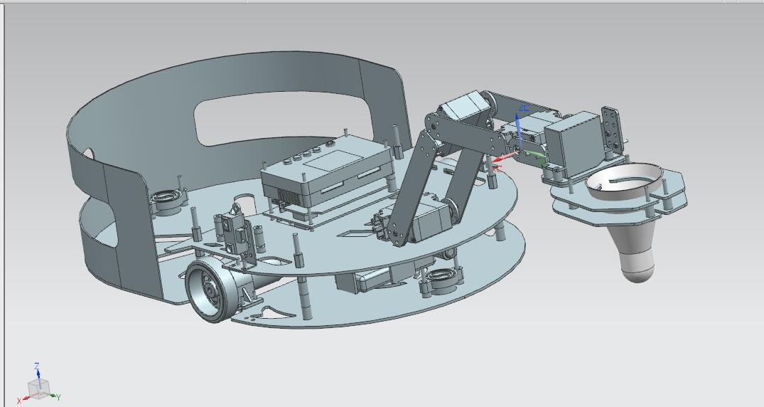 B851-羽毛球机器人设计[含UG三维图]