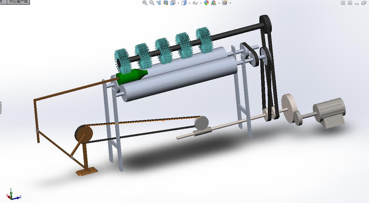 B875机械原理课程设计-洗瓶机推瓶机构设计