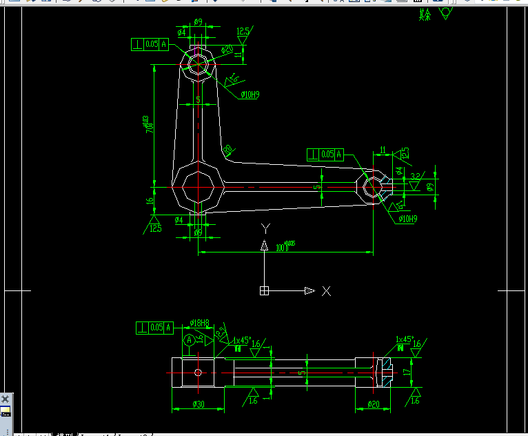 W972-KCSJ-14曲柄的工艺规程及铣A面夹具设计