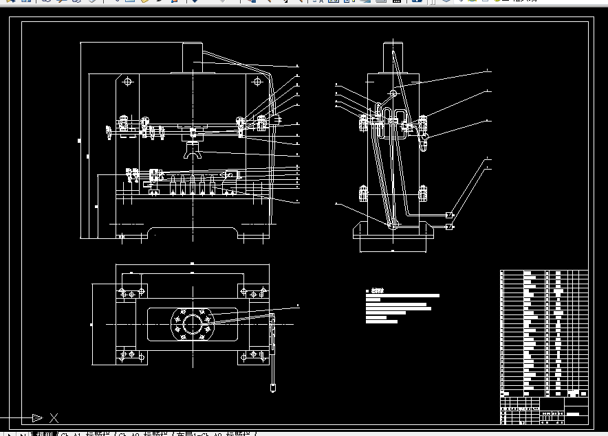 B915-100kN门式校直机设计