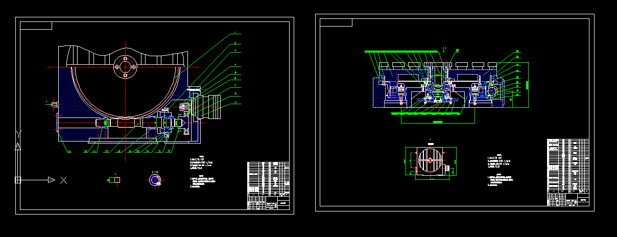 B928-数控回转工作台结构设计
