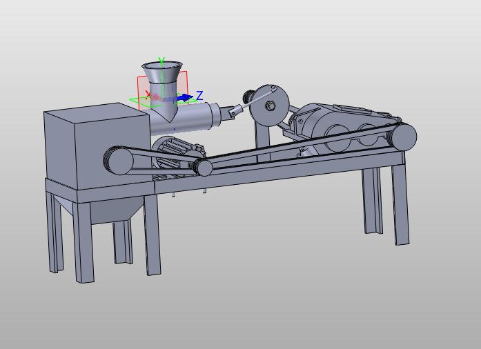 B971-小型家用青皮核桃去皮机的设计[含SW三维图]