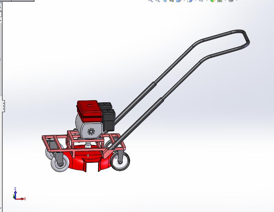 B975-旋刀式割草机的设计[含SW三维图]