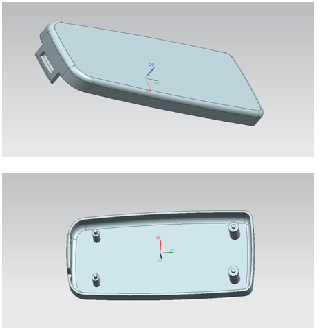 B981-游戏机后盖注塑模具设计