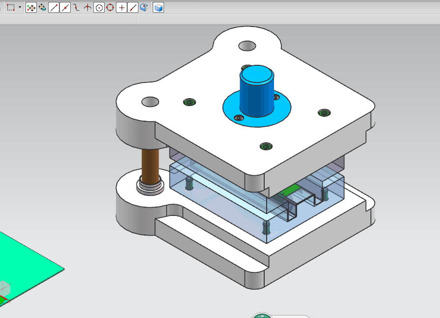 B993-新赛欧转向管柱左侧后支架冲压模设计及模具零件加工工艺[含UG三维图]