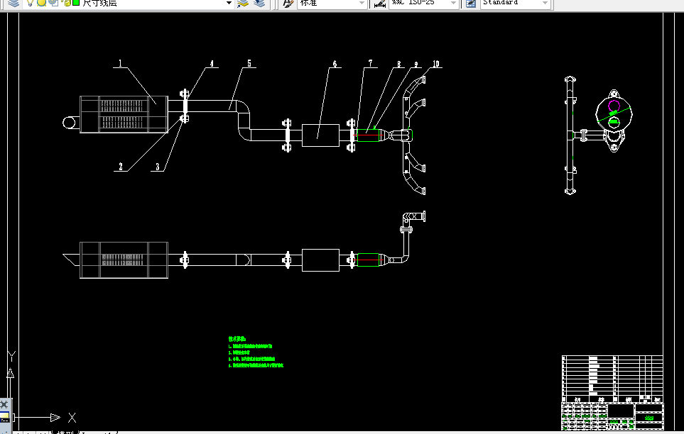 B995-长城哈弗H2 2016款红标发动机排气系统的设计与分析