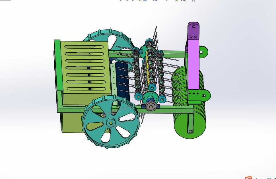 B998-齿钉式棉田耕层残膜回收机的设计[含SW三维图]