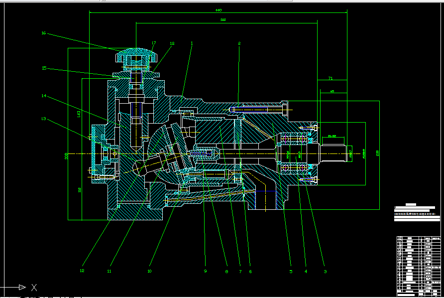 C025-轴向柱塞泵设计