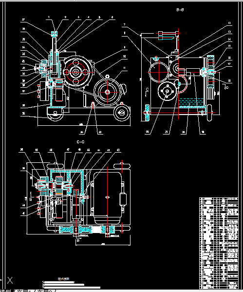 C033-三辊对称式卷圆机结构设计