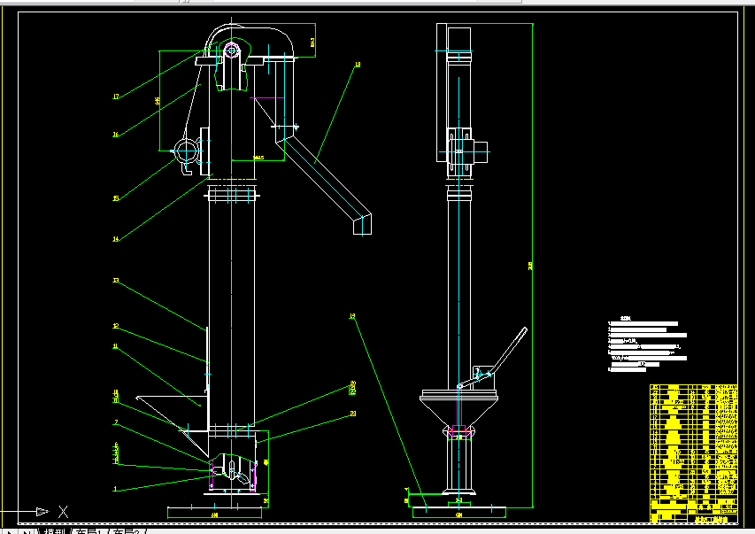 C081-落叶松球果去翅精选机提升装置的设计