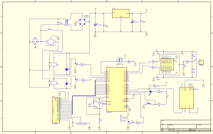 C086-基于AT89C52单片机的豆浆机控制器的设计