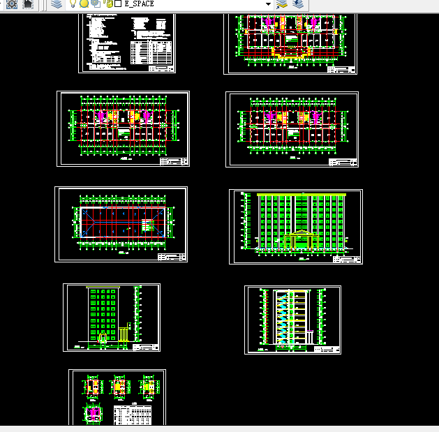 C149-某9层行政办公楼结构设计8800平米