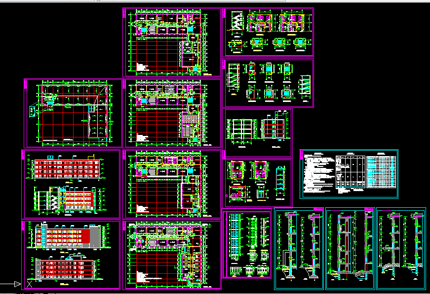 C150-某学校教学楼（信电楼）结构设计[四层5500平米]