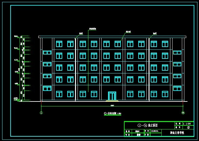 C191-常德风林宾馆设计[五层3240平米]