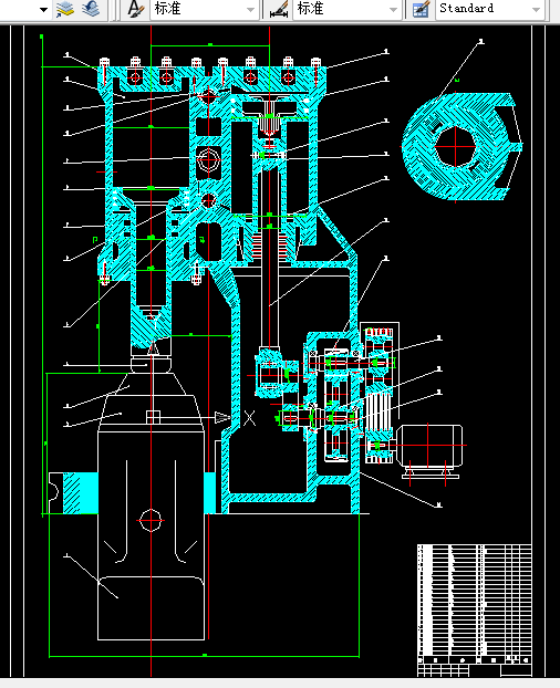 C257-空气锤C41-75的传动机构设计