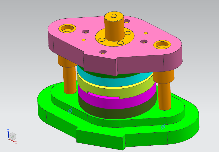 C318-封盖落料冲孔拉深翻边复合模设计[含UG三维图]-长70