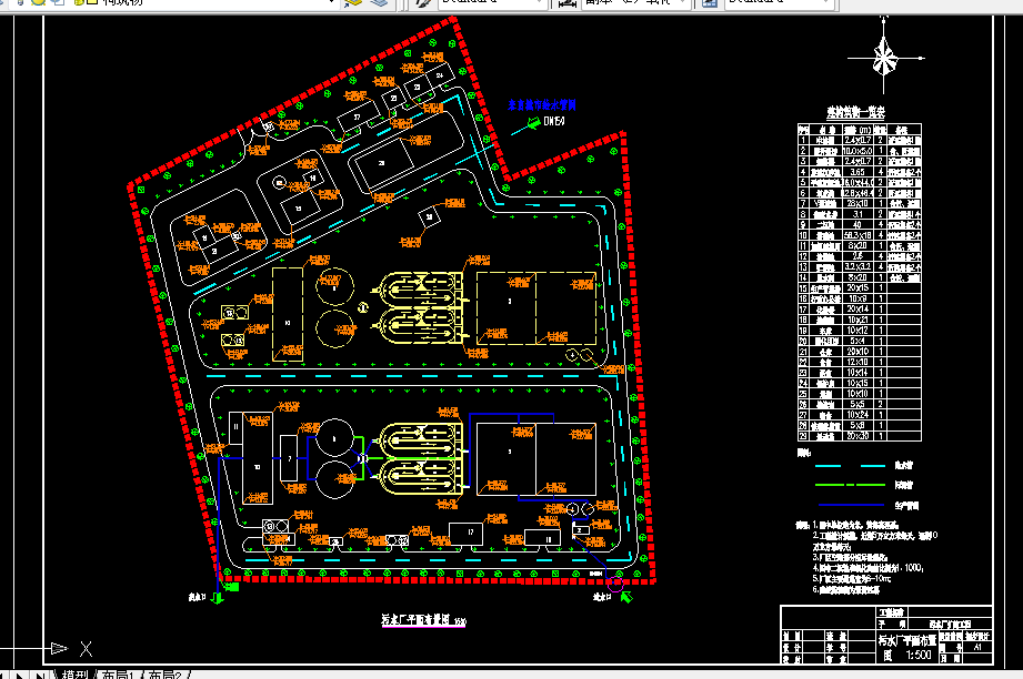 C341-日处理量10万方氧化沟法市政污水厂设计
