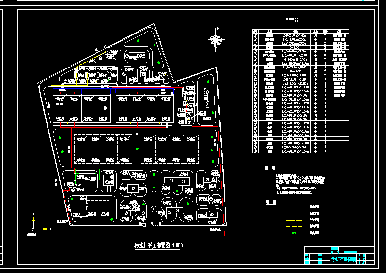 C342-日处理量10万方CASS生物法市政污水处理厂设计