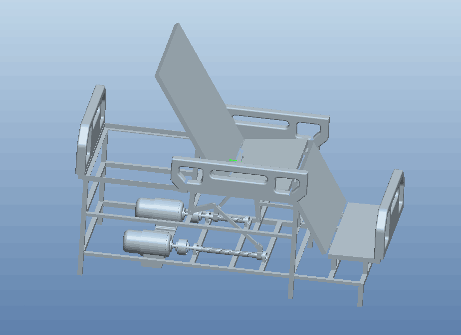 C404-多功能可调角度床的设计-护理病床
