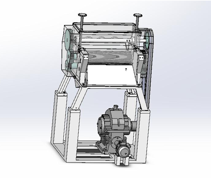 C409-甘蔗榨汁机的设计[含SW三维图]