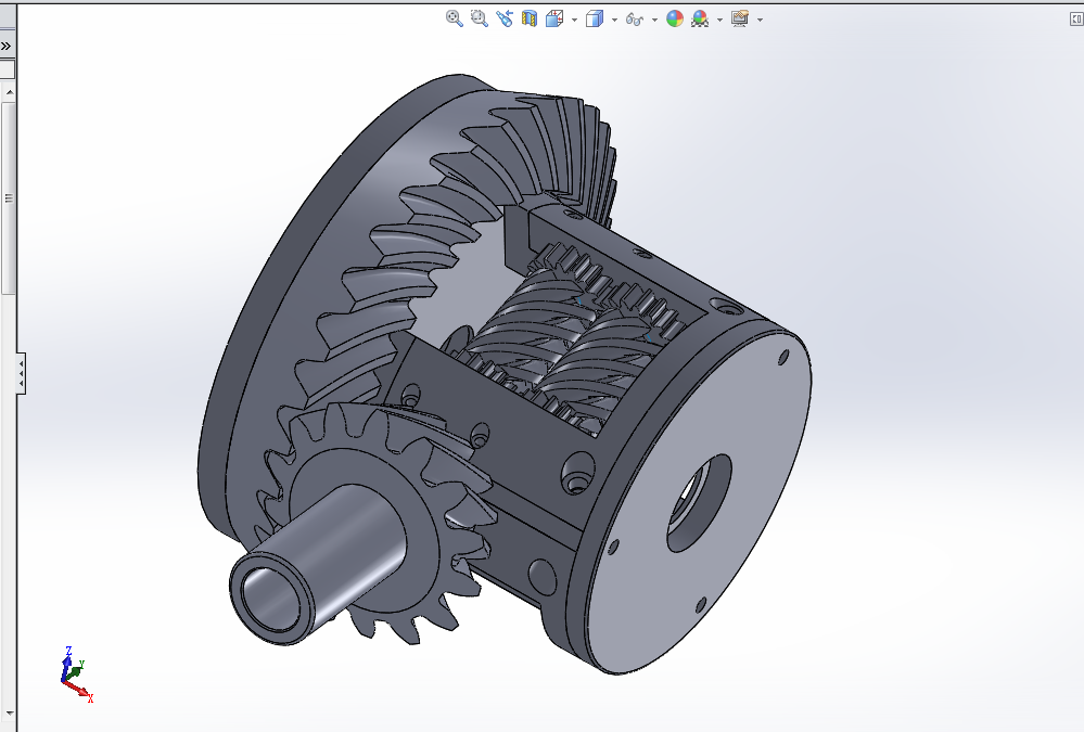 C460-托森差速器的设计与仿真[含SW三维图]