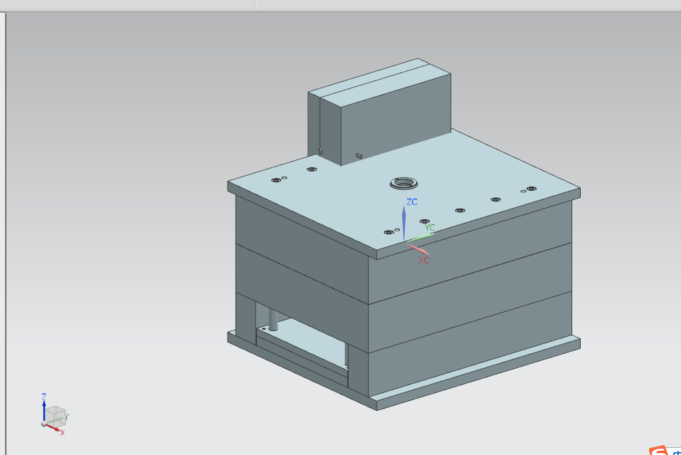 C478-电脑显示器后壳模具设计[含UG三维图]