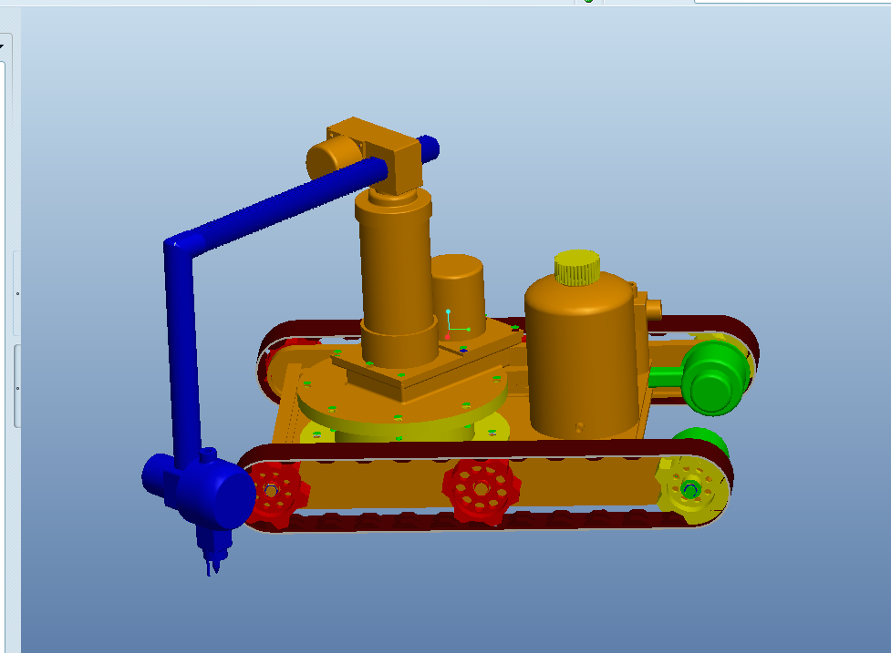 C480-高压水切机设计[含Proe三维图]