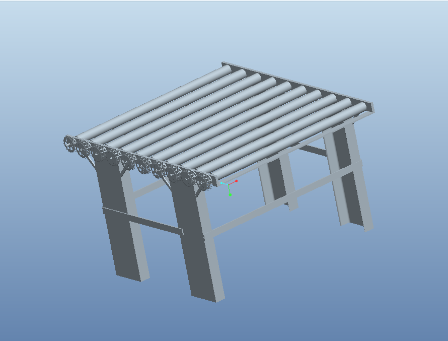 C481-滚筒式输送机的设计--辊子输送机[含Proe三维图]