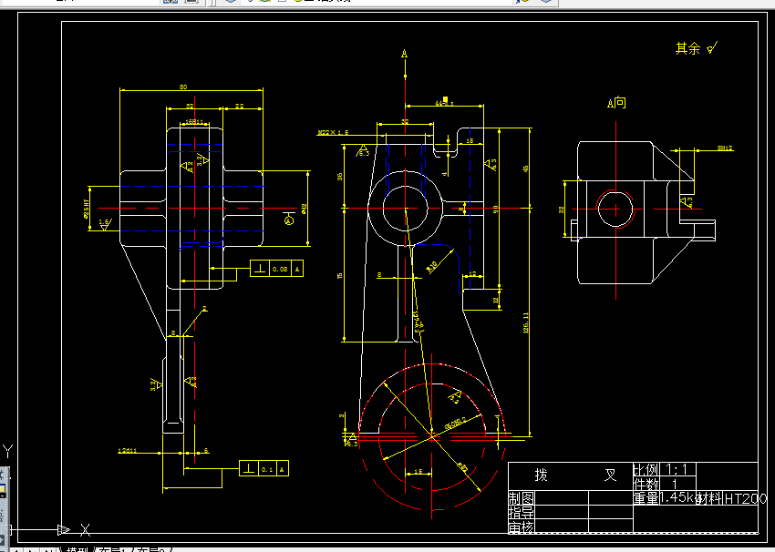 V582-CA6140车床拨叉[831002]工艺及镗φ60H12孔夹具设计