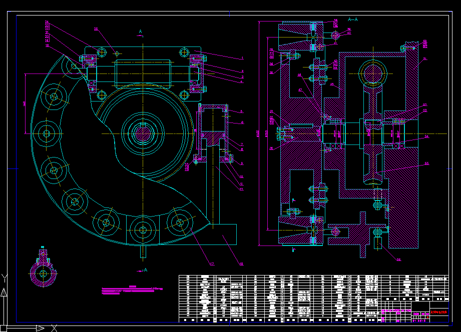 C502-无换刀机械手刀库结构设计
