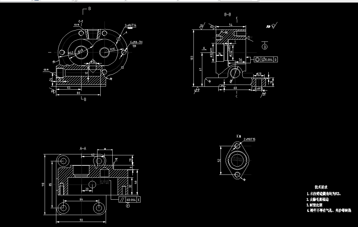 KS325-泵体工艺规程及钻6M8孔夹具设计