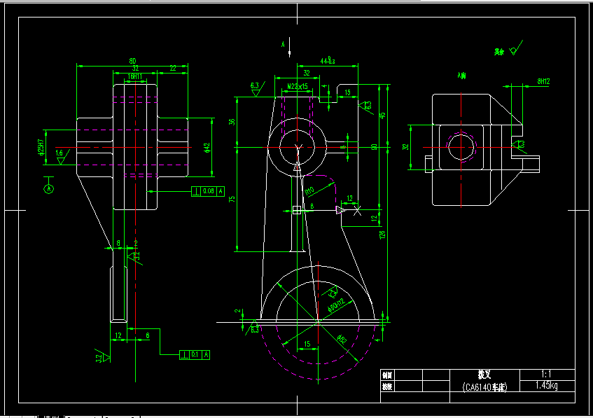 W012-CA6140车床拨叉[831002]工艺及钻φ60H12孔夹具设计-气动