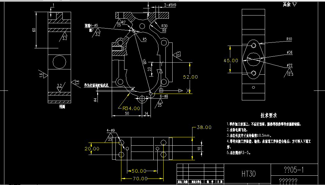 X044-齿轮油泵泵体的加工工艺及钻4-φ9孔夹具设计