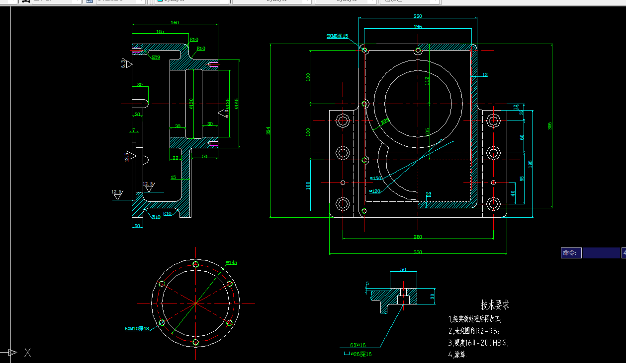 KS390-齿轮箱加工工艺及夹具设计【钻车2套】
