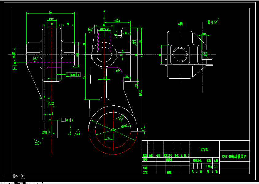 L002-CA6140车床拨叉[831002]工艺及铣叉口侧面夹具设计