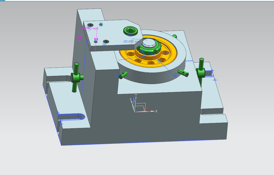 KS394-传动齿轮零件加工工艺及钻8-φ13夹具设计【含UG三维图】