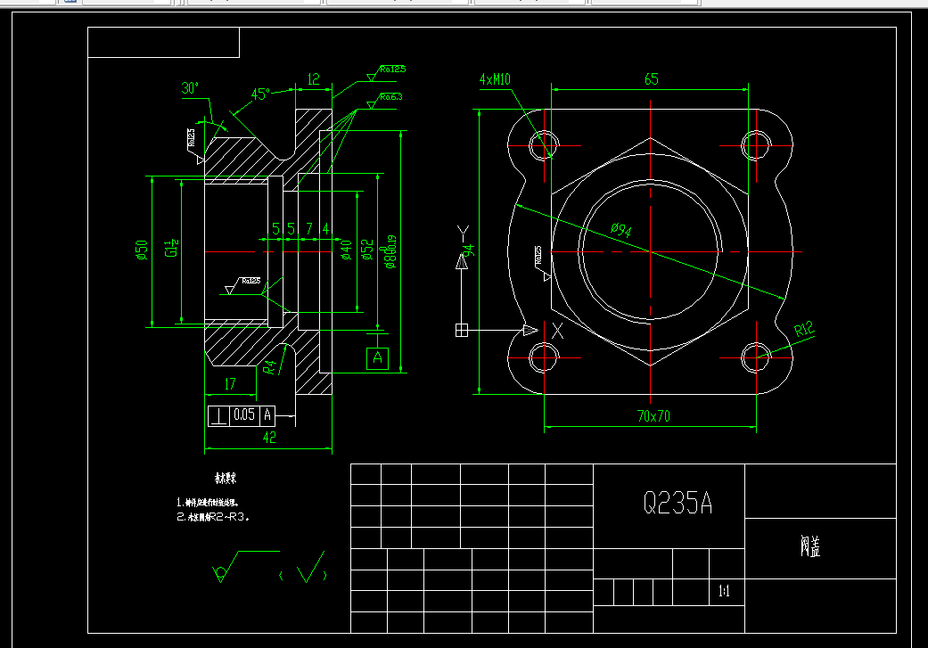 KS450-阀盖加工工艺及钻攻4-M10螺纹孔夹具设计
