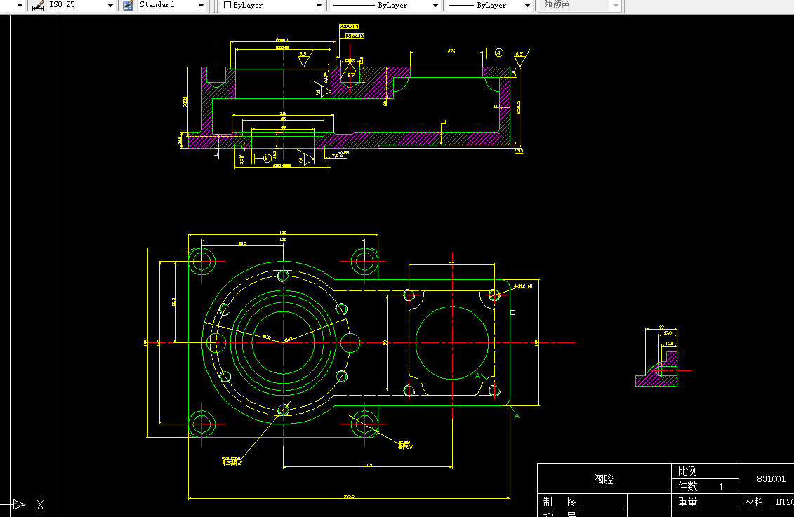 KS455-阀腔零件的加工工艺及镗φ100H8孔夹具设计