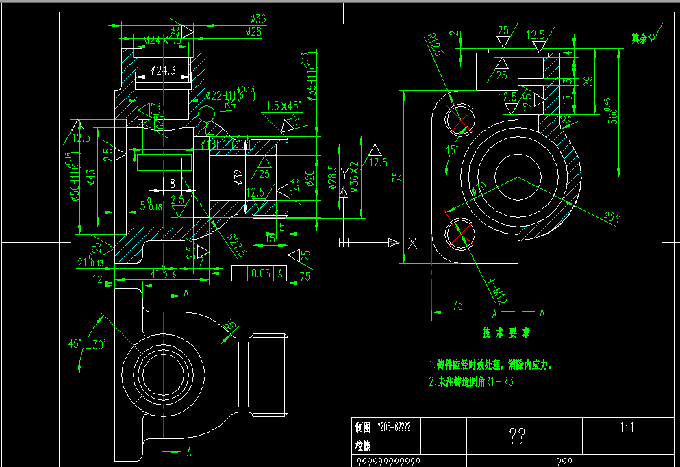 W068-阀体零件的加工工艺及钻φ18H11孔夹具设计