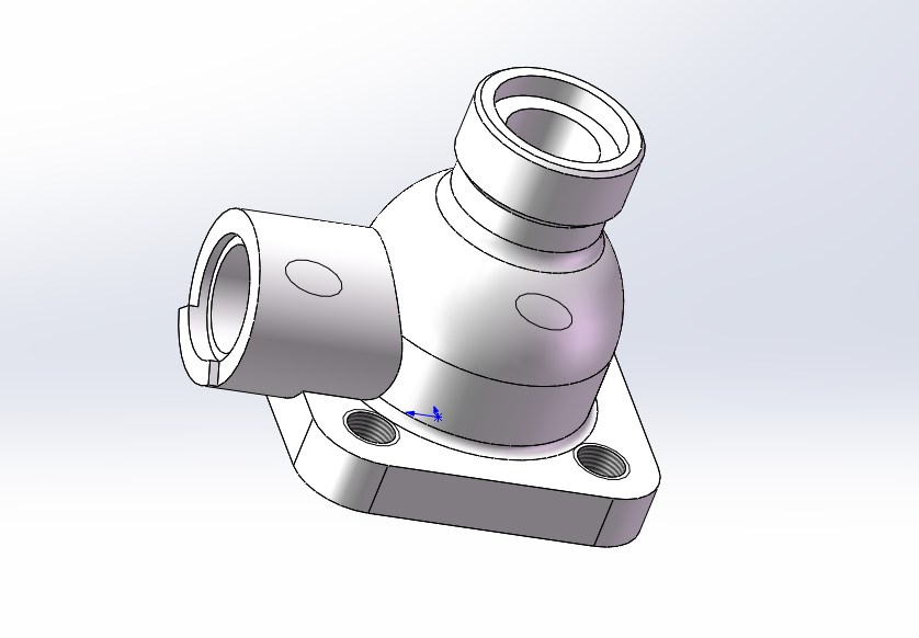 KS469-阀体加工工艺规程及钻4xM12螺纹孔夹具设计[含SW三维图]