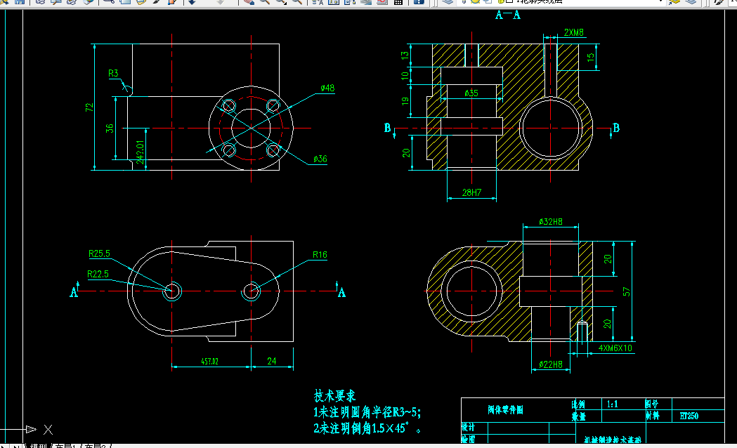 KS486-KCSJ-08阀体加工工艺及钻4-M6螺纹孔夹具设计