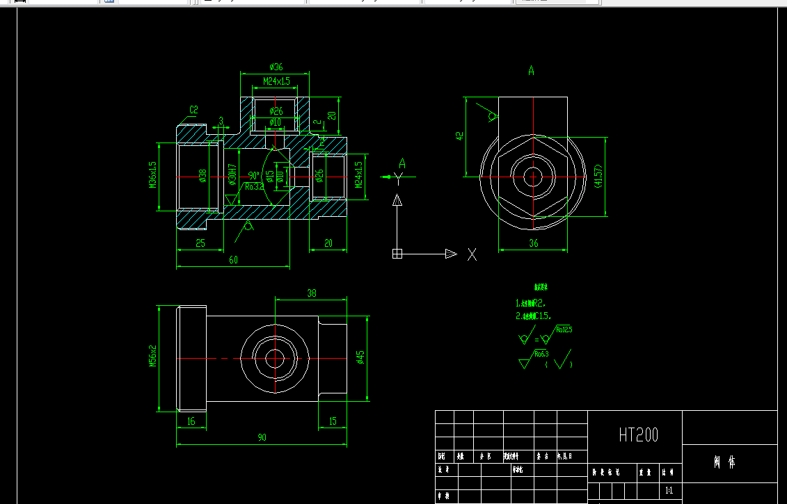 KS510-阀体加工工艺及钻φ30孔夹具设计