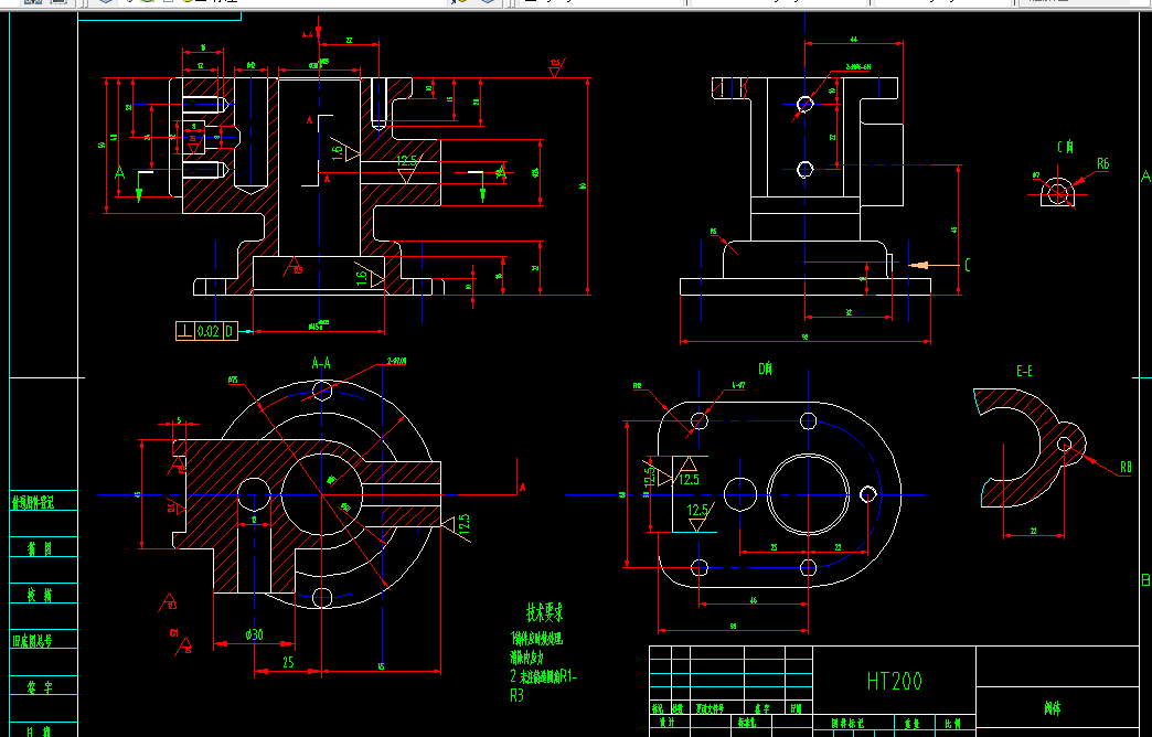 KS535-阀体零件加工工艺及镗φ30φ45孔夹具设计