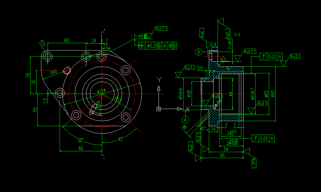 KS542-法兰盘的加工工艺规程及铣侧面夹具设计