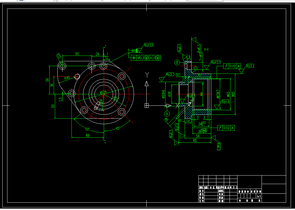 KS543-法兰盘零件的加工工艺及钻M12底孔的夹具设计