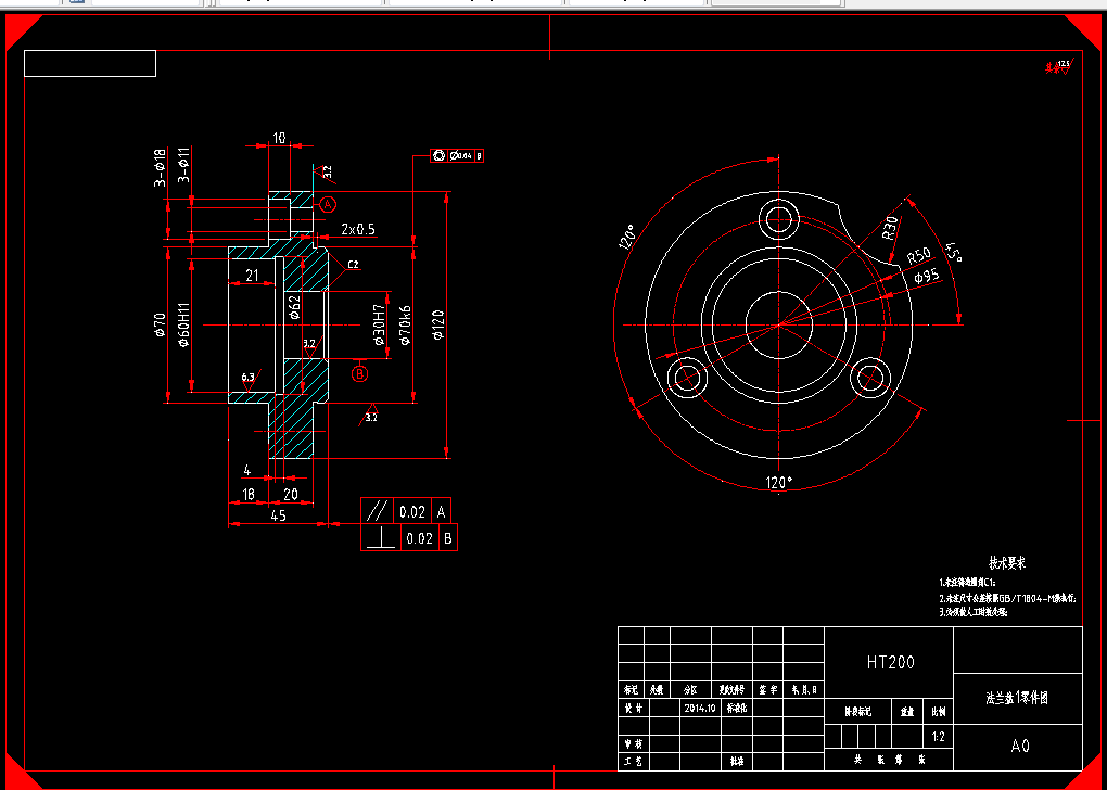 KS551-法兰盘加工工艺及镗30内孔夹具设计