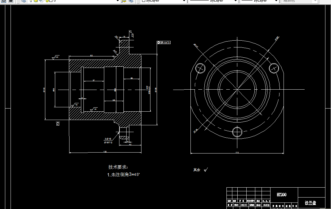 K568A-法兰盘机械加工工艺规程设计