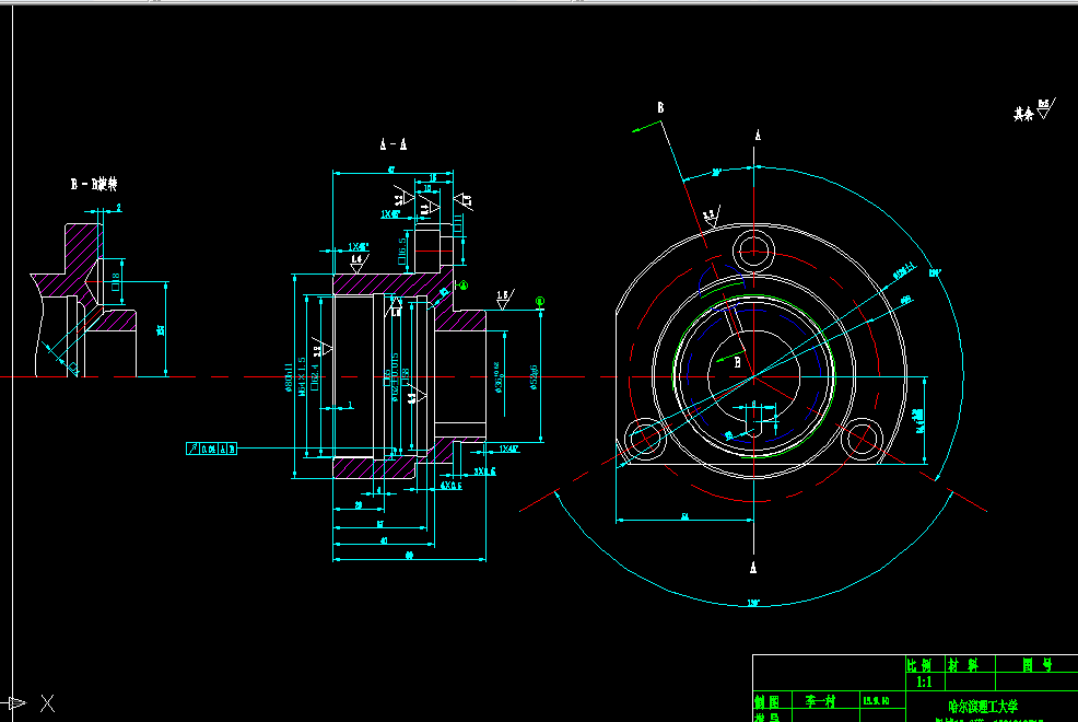 V213-法兰盘84003加工工艺及铣34mm平面的铣床夹具设计