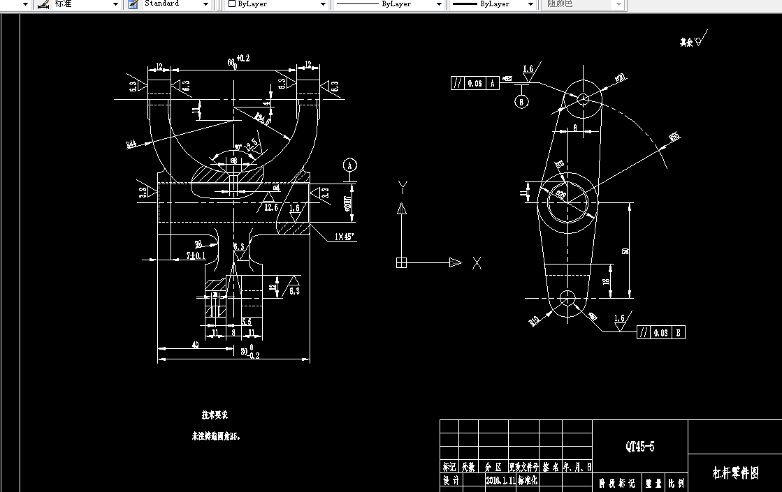 KS600C-CA1340自动车床杠杆[杠杆三]工艺及铣8槽夹具设计