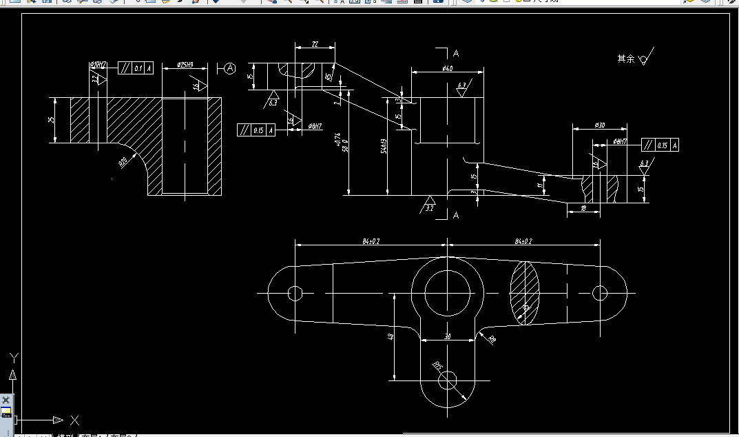 KS602M-铣床等臂杠杆加工工艺及钻Φ10H7孔夹具设计